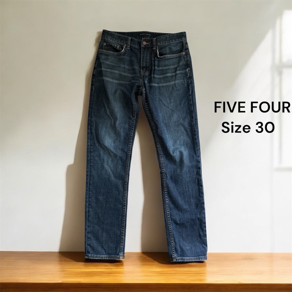 🌸🍁Five Four Men's Indigo Straight Jeans